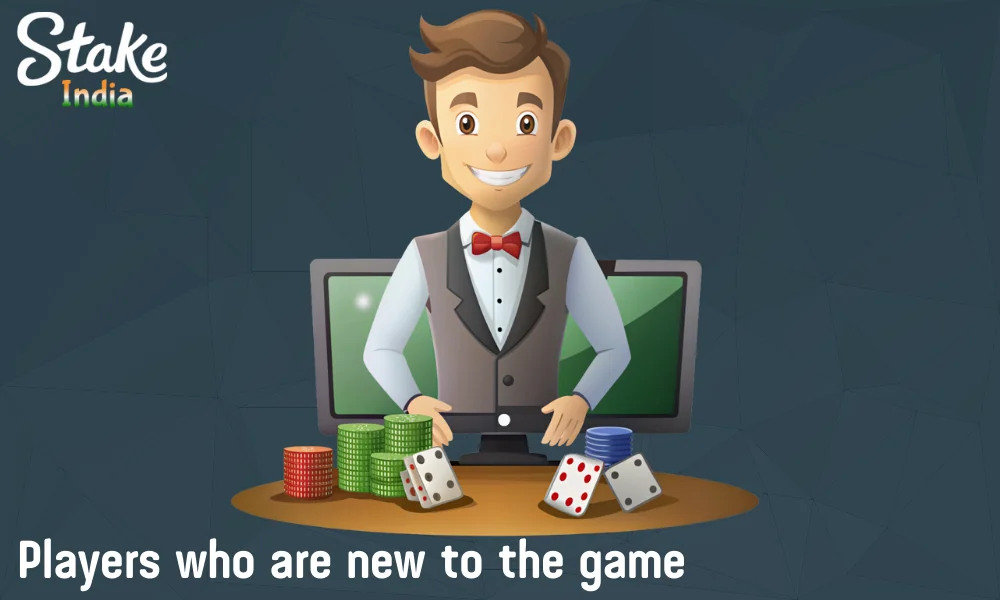 Stake offers beginners simple and easy-to-learn games